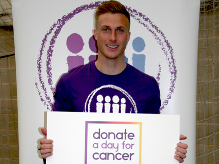 Image of Simon Moore supporting Donate a Day for Cancer